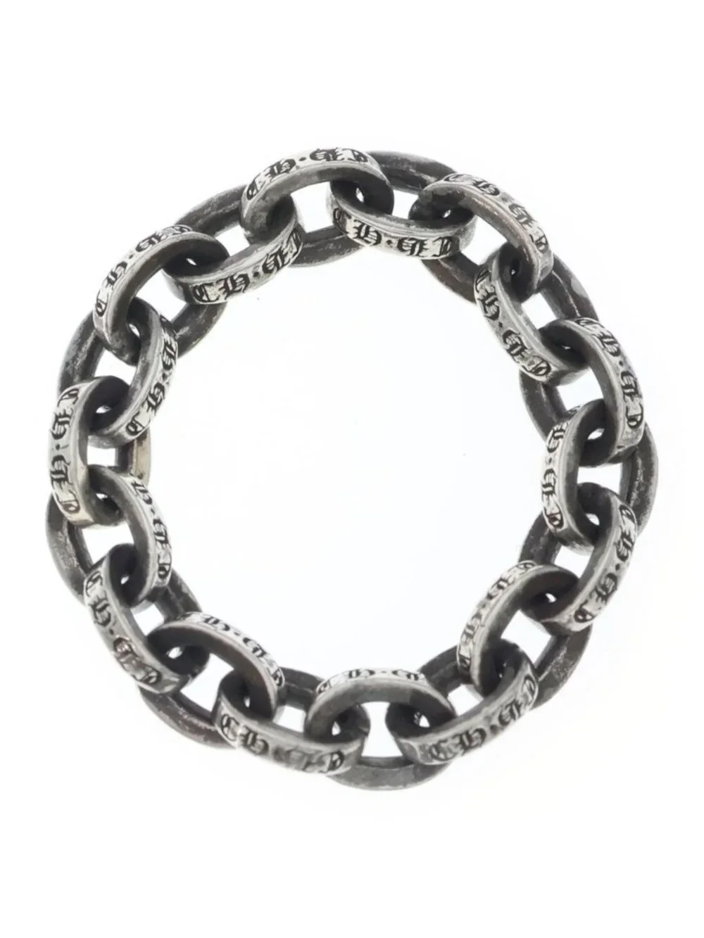 Chrome Hearts Paper Chain Ring Silver